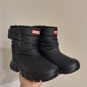 Hunter Black Insulated Boots